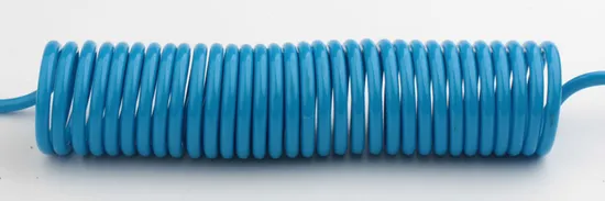 Xhnotion 20m 6X4 mm PU Black Spiral Recoiled Hose